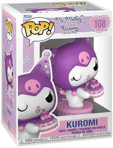 FUNKO POP Hello Kitty Kuromi 20th Kuromi w/Cake 108