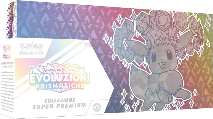 Pokémon GCC Karmesin & Purpur Prismatische Entwicklungen – Super-Premium-Kollektion