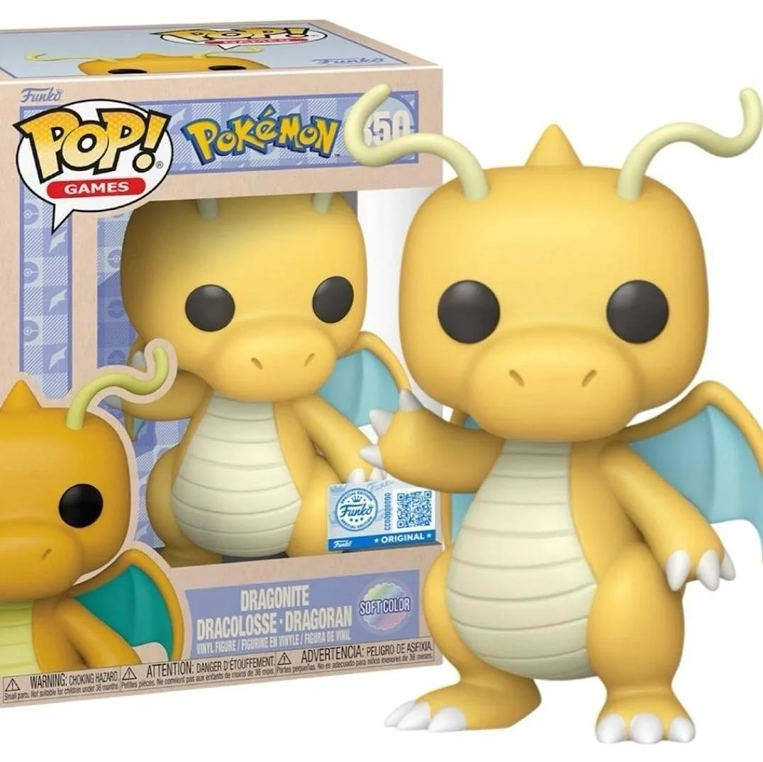 FUNKO POP Games: Pokemon - 850 Dragonite (Soft Color) (Exclusive) 9cm