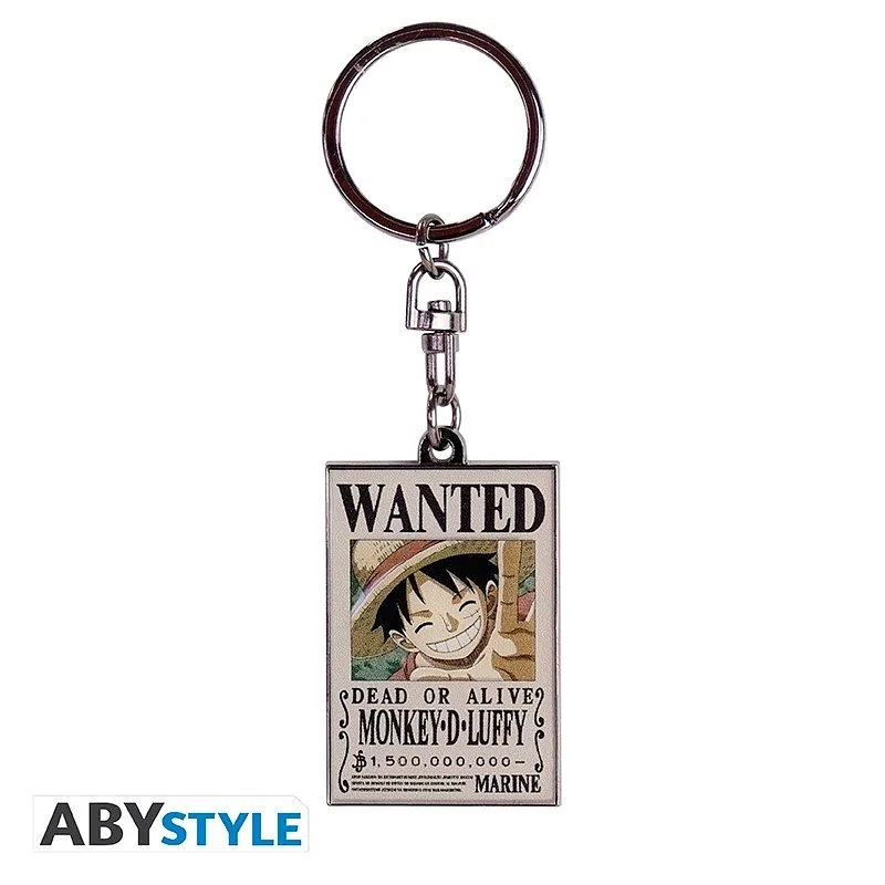 ABYSTYLE ONE PIECE - Keychain: "Wanted Luffy"