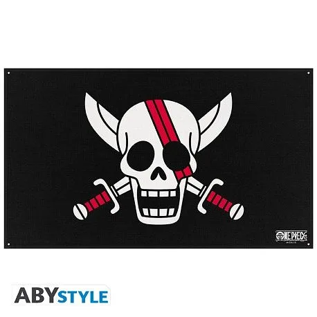 ABYSTYLE ONE PIECE - Réplica Bandera: "Red hair Pirates" (70x120)