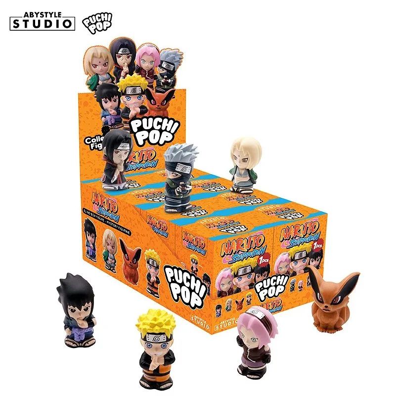 ABYSTYLE NARUTO SHIPPUDEN - Figurine Puchipop Blind Box Display 8pz