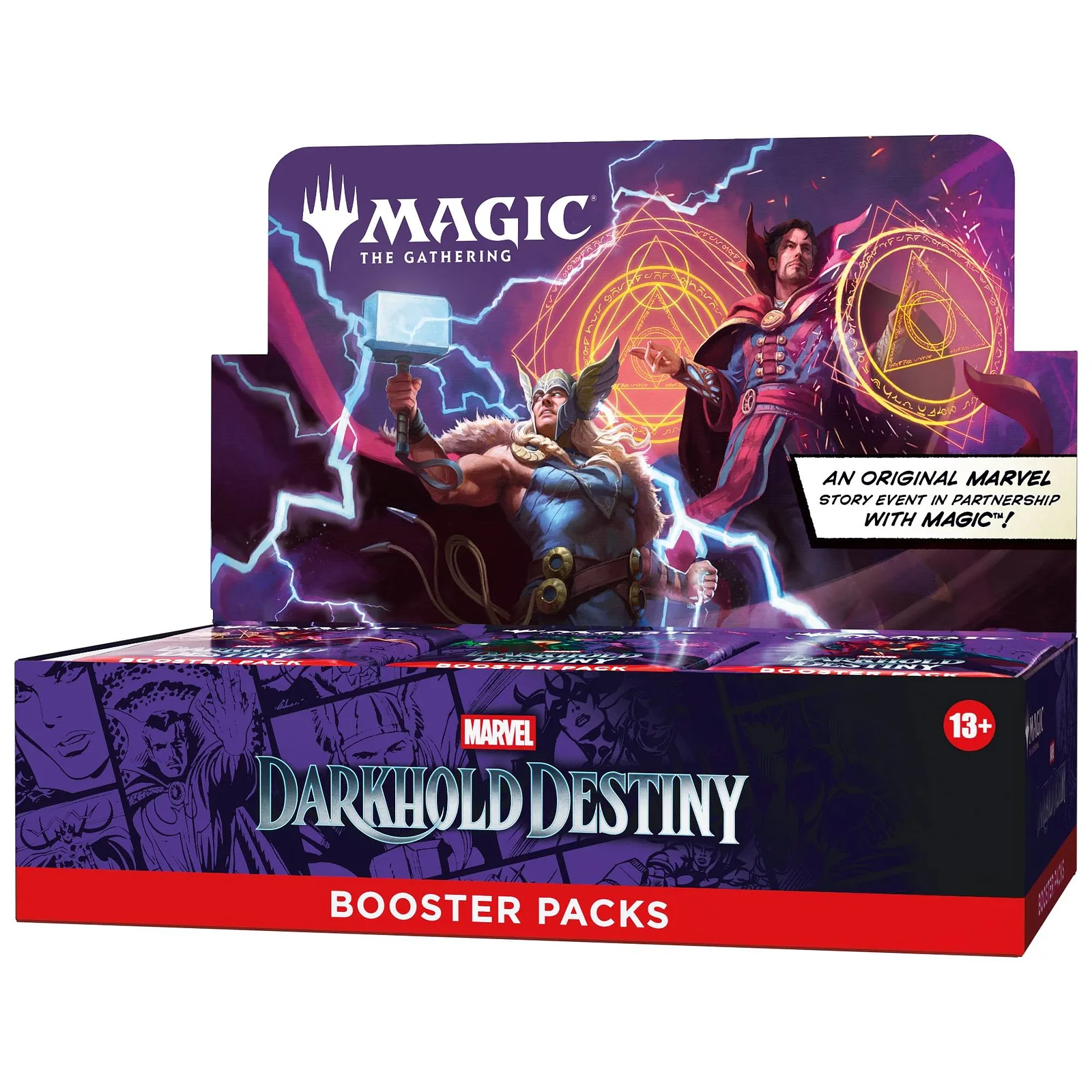 Magic: The Gathering - Marvel Darkhold Destiny Play Booster Display (30 sobres) - ENG