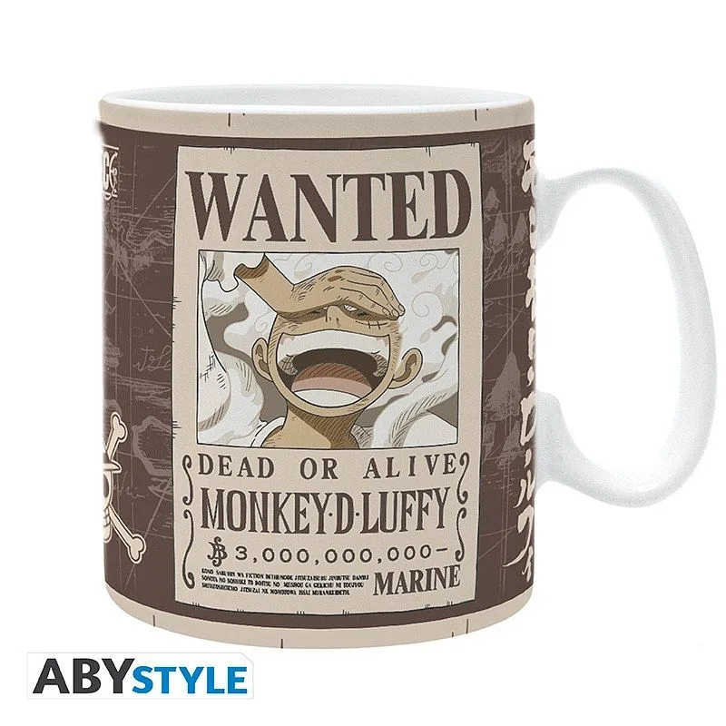 ABYSTYLE ONE PIECE - Mug 460 ml: "Luffy Wanted"