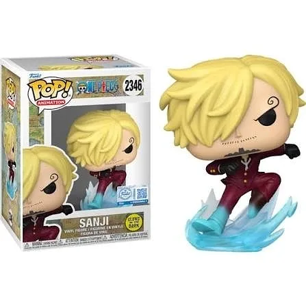 FUNKO POP Animation: One Piece - 2346 Sanji (Exclusivo) (Glow In The Dark) 9cm