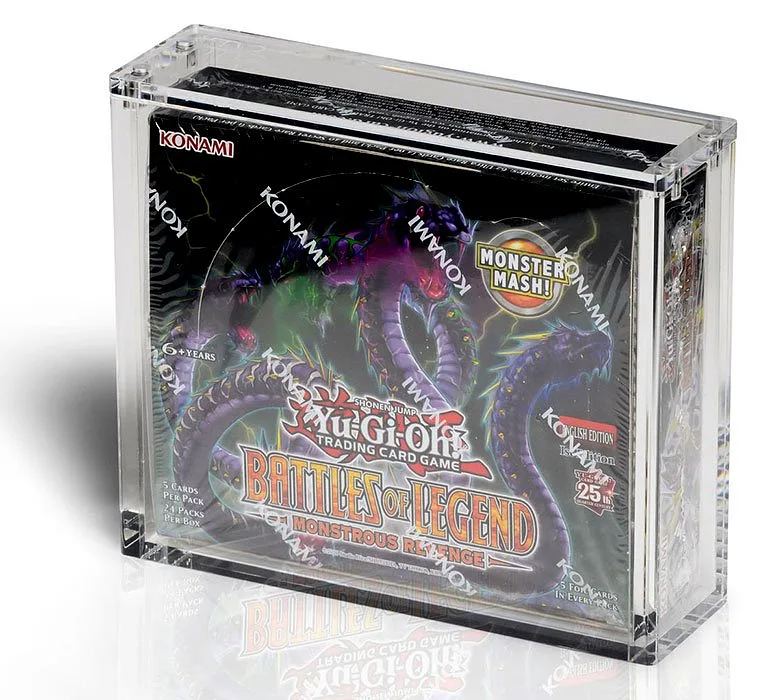 Caja de Acrílico Protección Yu-Gi-Oh! Caja de 24 sobres