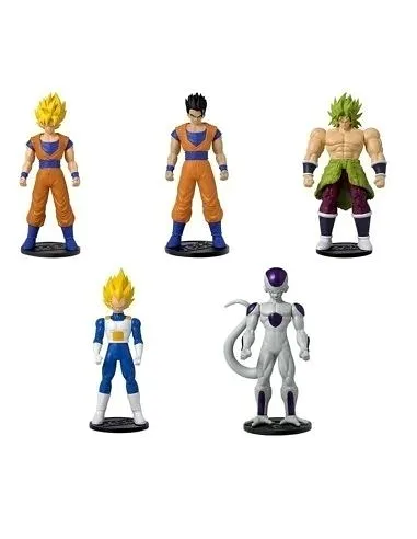 BANDAI RED Dragon Ball: Figure Flash Series - Assorted Set of 6, 10cm