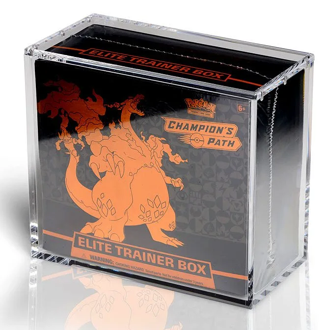 Acrylic Box Protección Pokemon Caja de Entrenador Élite