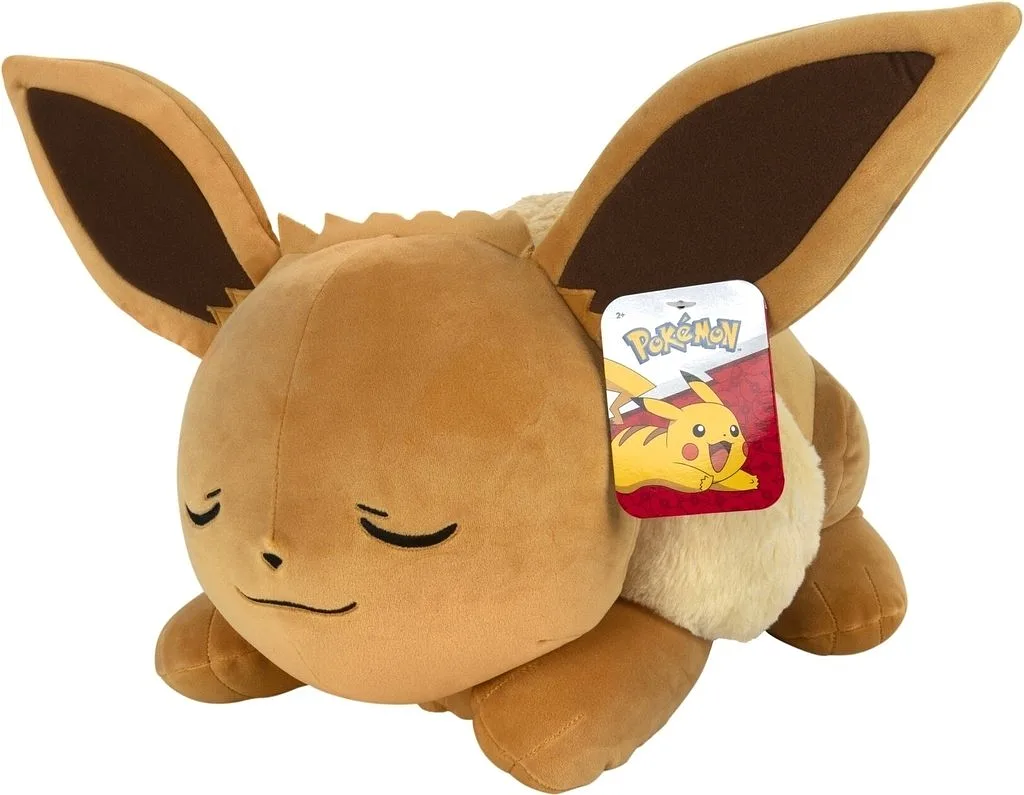 JAZWARES Peluche: Pokemon - Duermeńcico Eevee 45cm