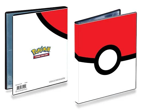 ULTRA PRO Portafolio de 4 bolsillos Pokemon Poke Ball