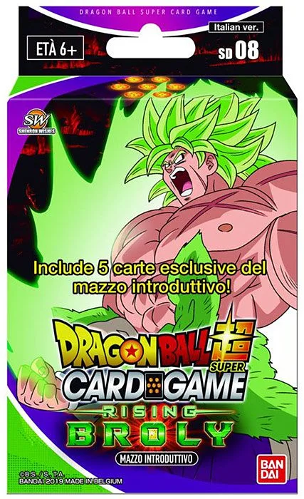 Dragon Ball ITA Super Rising Broly SD08 1 Deck