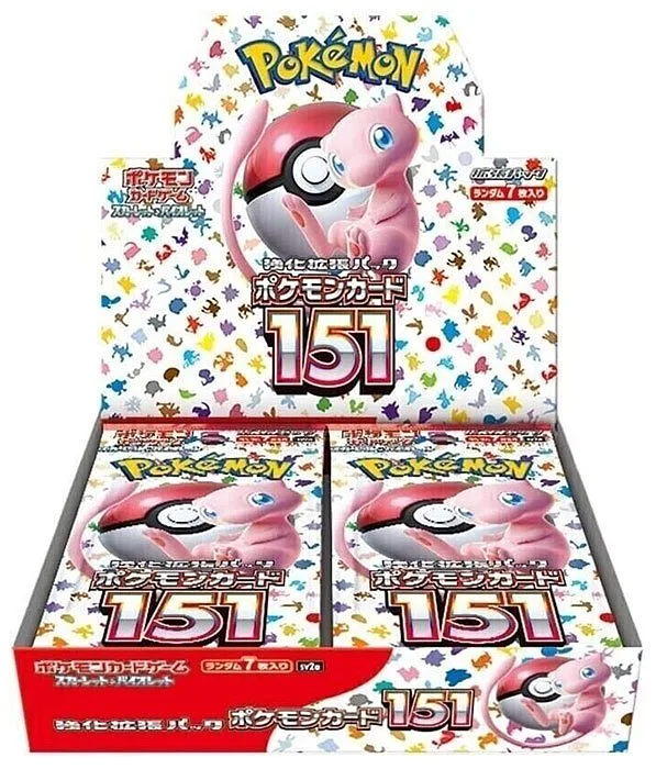 Pokemon JPN Escarlata y Púrpura 151 Booster Caja de 20 sobres