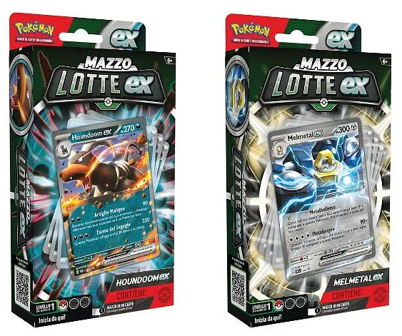 Pokemon ITA Baraja de Combate Houndoom Ex / Melmetal Ex