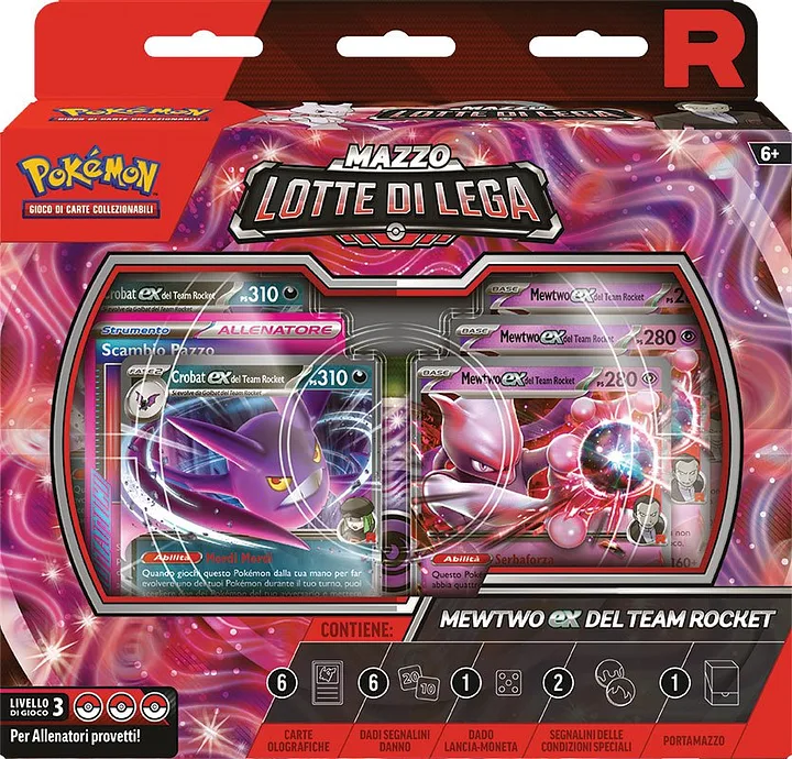 Pokemon ITA Mazzo Lotta di Lega Mewtwo Ex del Team Rocket